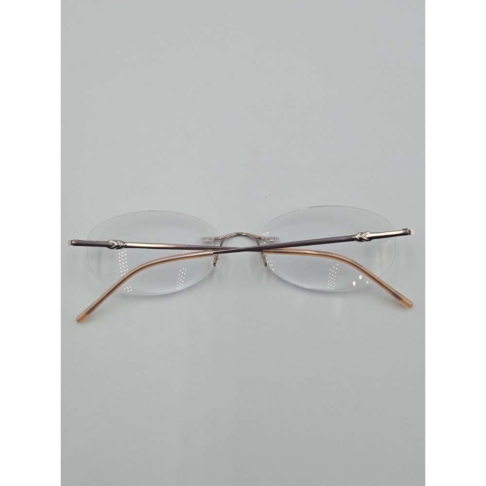 AIRLOCK Forever 203 601 Rose Gold Womens Rimless Eyeglasse Frames Only 51-18-135 - Picture 2 of 7